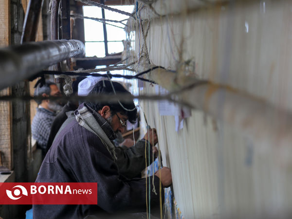 قالی بافی در کشمیر هند