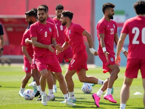تمرین تیم ملی قبل از دیدار با ولز