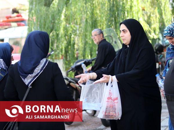 پیاده روی جاماندگان اربعین در بندرانزلی