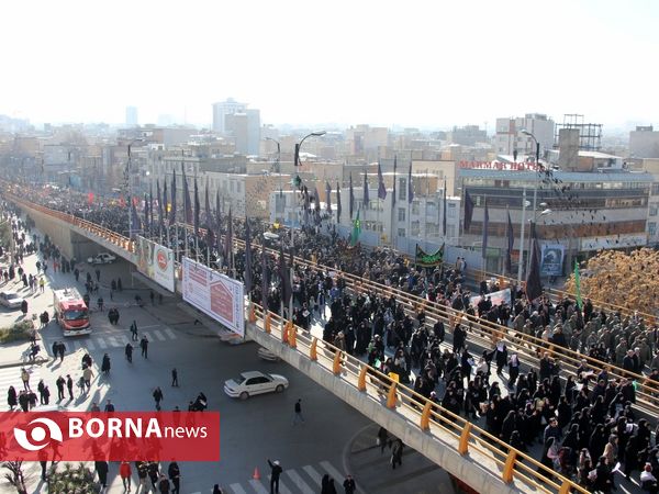 حماسه حضور مردم همدان برای سردار دلها