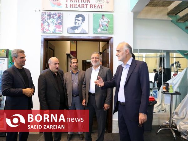 بازدید شهردار تهران از آکادمی ملی فوتبال