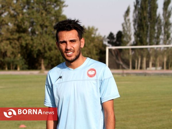 در حاشیه تمرینات آماده سازی تیم فوتبال سپیدرود در تهران