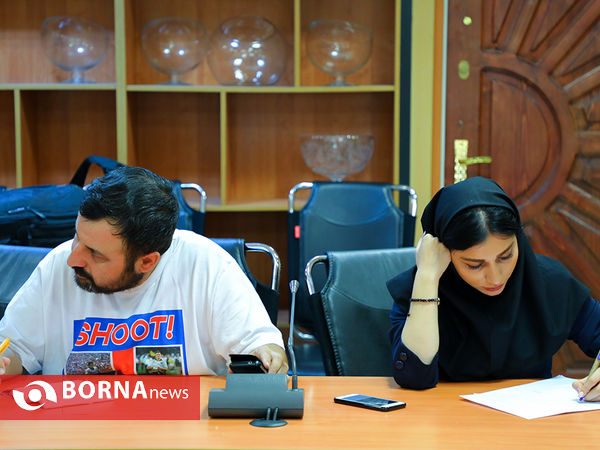 نشست خبری مربیان تیم های پرسپولیس و نساجی