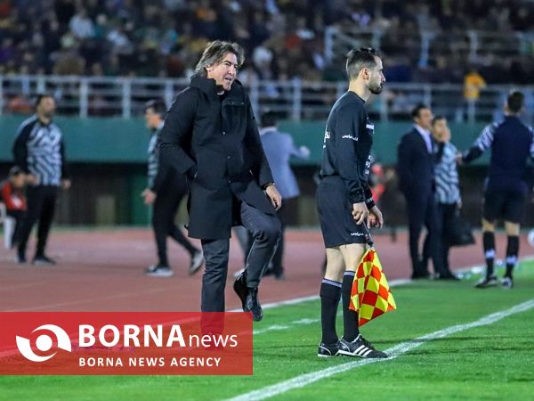 در حاشیه دیدار تیم های فوتبال آلومینیوم - استقلال