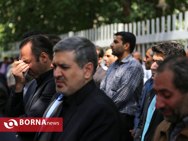 تشییع پیکر نماینده منتخب مردم مراغه و عجب‌شیر از مقابل مجلس