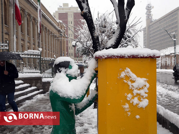 بارش برف در تهران -2