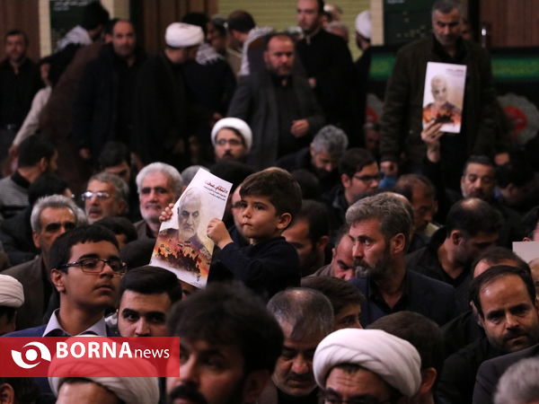 مراسم گرامیداشت سومین روز شهادت سردارشهید حاج قاسم سلیمانی در همدان