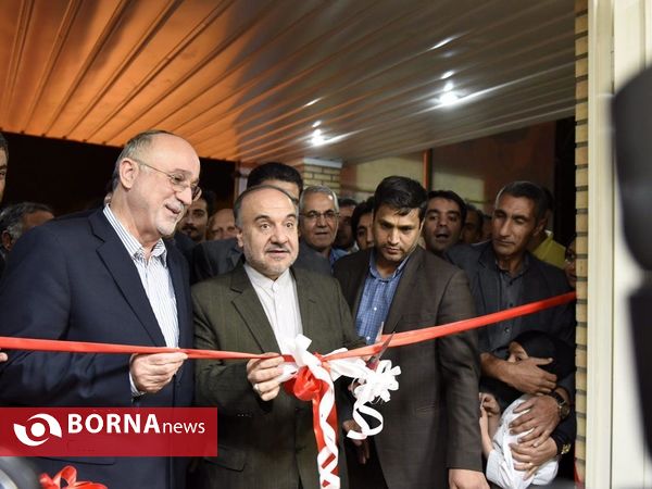 افتتاح سالن شهدای مدافع حرم فردیس با حضور وزیر ورزش وجوانان
