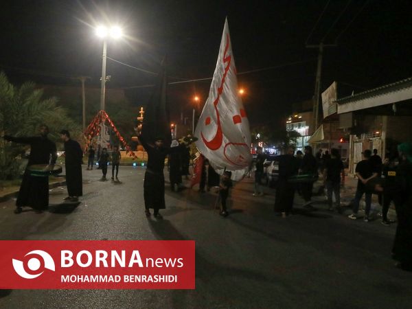 حال و هوای شب ششم محرم در خرمشهر