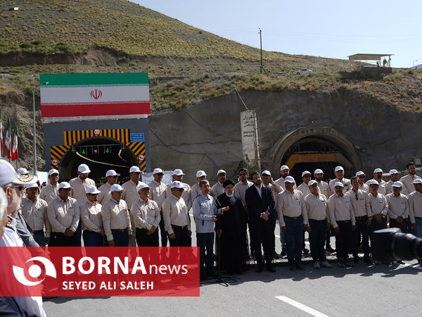 افتتاح قطعه دوم آزاد راه تهران-شمال