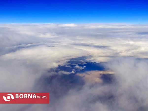 از کیش تا تهران بر فراز ابرها