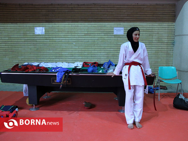 تمرین تیم ملی کاراته بانوان