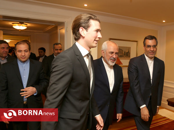 دیدار وزیر امور خارجه جوان اتریش با ظریف