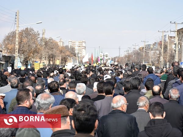 راهپیمایی مردم اگر در پی شهادت سردار قاسم سلیمانی