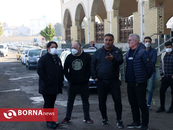 مراسم تشییع پیکر، علیرضا حسنی مقدم، مربی تیم نونهالان ملوان بندرانزلی