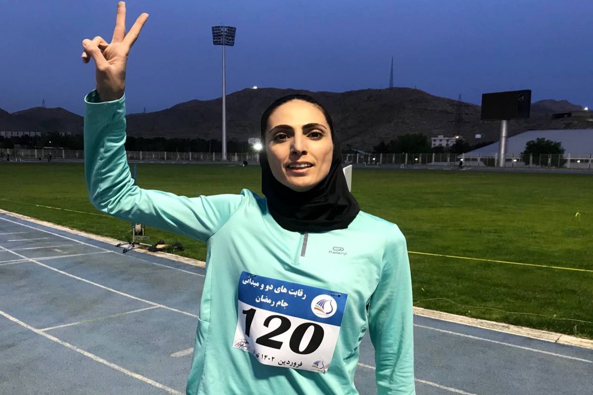 درخشش بانوی دونده قزوینی در مسابقات جام رمضان