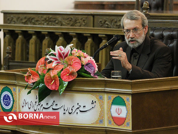 نشست خبری رئیس مجلس شورای اسلامی