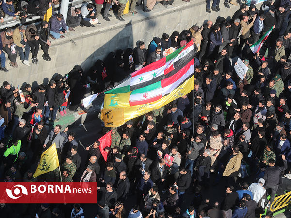 تشییع پیکر سردار شهید حاج قاسم سلیمانی در تهران