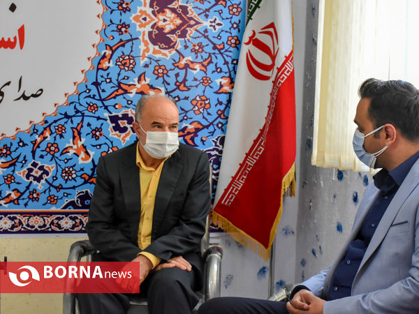 حضور فرماندار اراک در خبرگزاری برنا