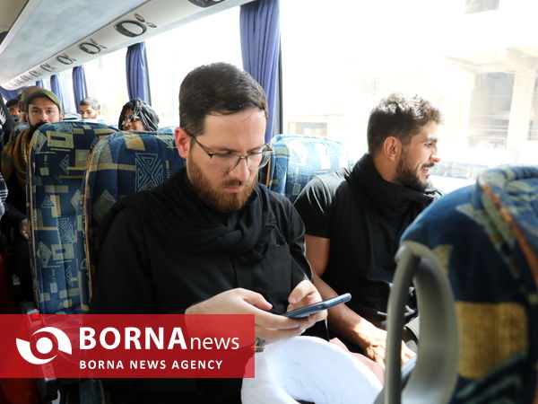 حضور کاروان جامعه ورزش و جوانان در راهپیمایی اربعین