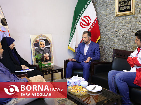 حضور رییس مجتمع دارویی درمانی هلال احمر