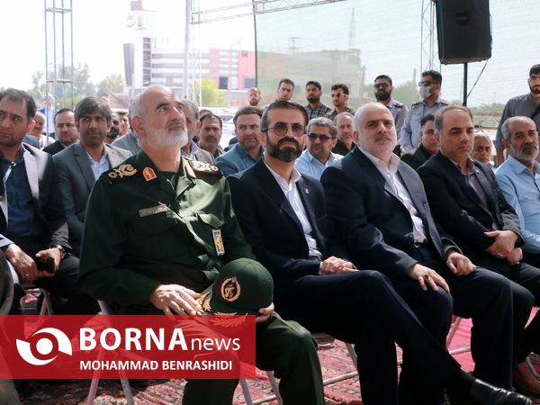 مراسم کلنگ زنی پارک 20 هکتاری خلیج فارس آبادان