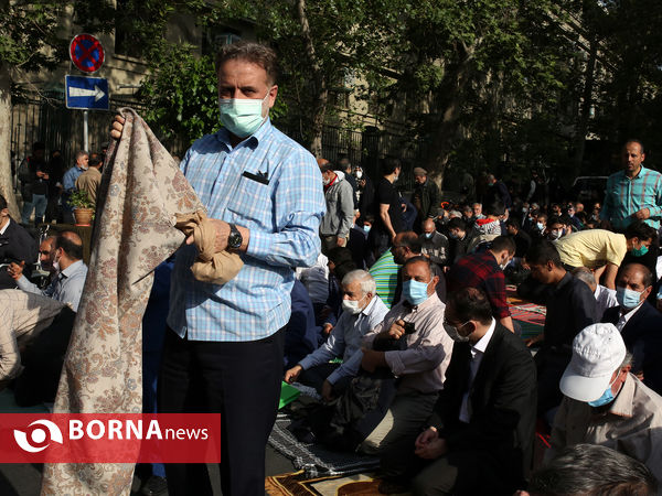 نماز عید سعید فطر - حوالی دانشگاه تهران