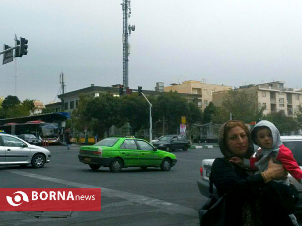 اولین باران پاییزی - شرق تهران ( عکس : شیرین عابدی )