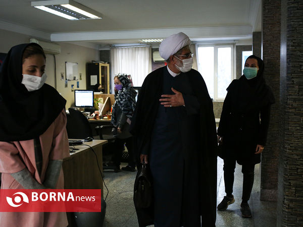 حضور حجت الاسلام محسن رهامی در خبرگزاری برنا
