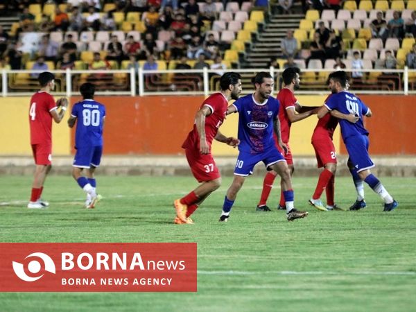 دیدار تیم های فوتبال داماش گیلان _ فولاد نوین اهواز