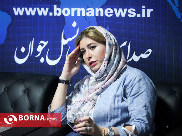 حضور فریبا نادری در خبرگزاری برنا