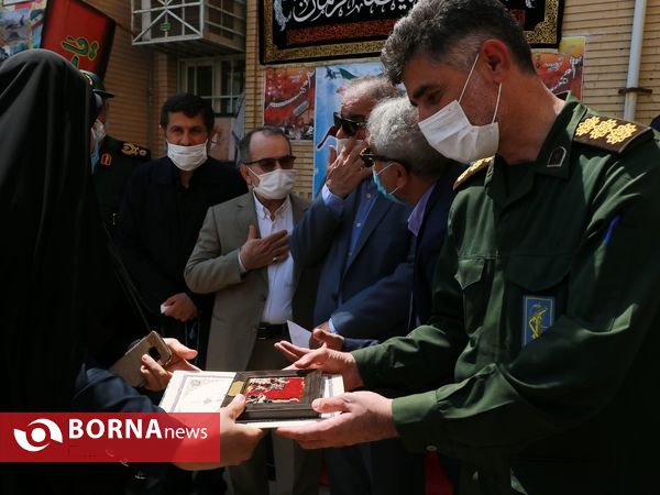 آیین گرامیداشت شهدای آموزش و پرورش آبادان