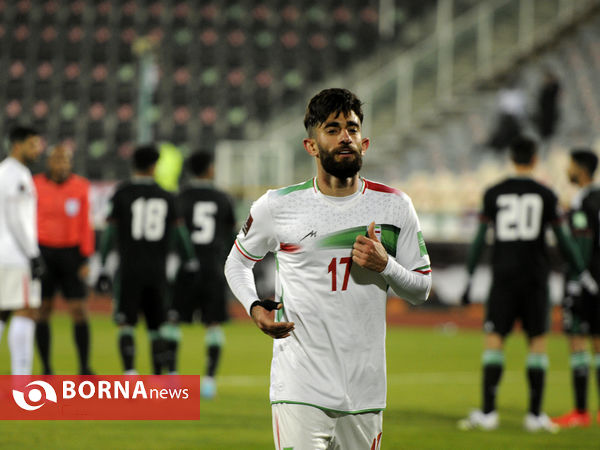 دیدار تیم های فوتبال ایران - امارات
