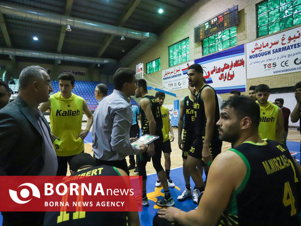 دیدار تیم های بسکتبال نبوغ - کاله