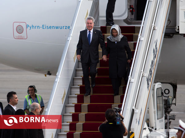 ورود رئیس جمهوری اتریش به تهران (2)
