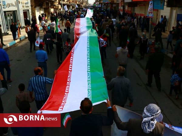 راهپیمایی 22 بهمن در منطقه آزاد اروند-آبادان