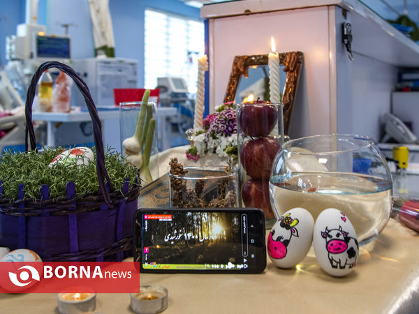 هفت سین در بیمارستان های قم