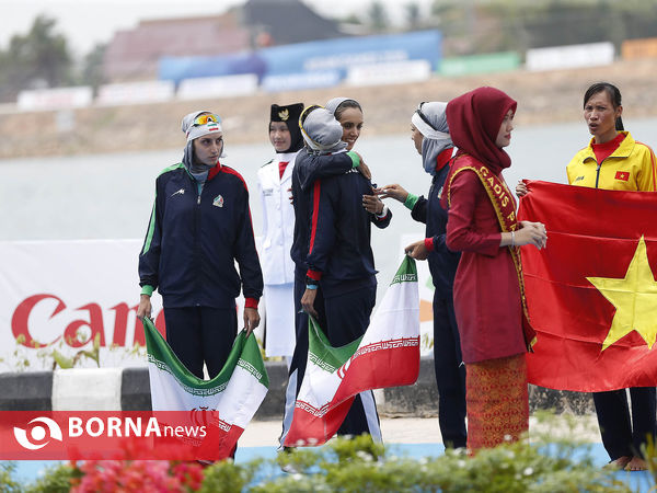 مدال نقره قایقرانی