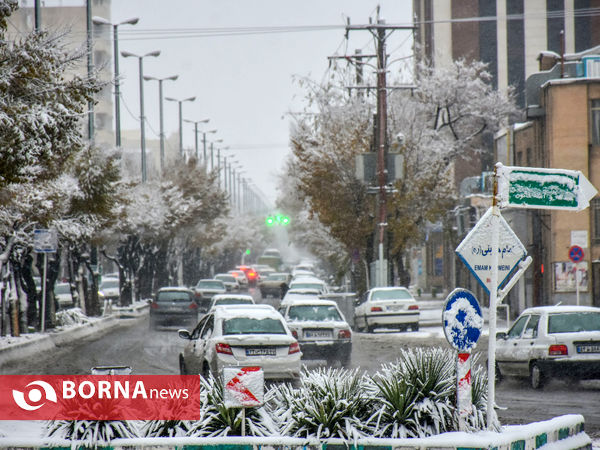 چهره زمستانی اراک در آخرین ماه پاییز