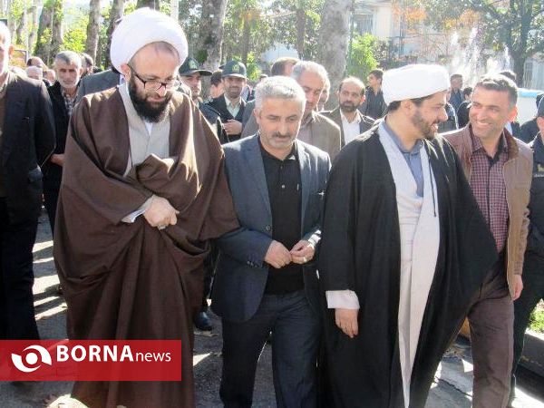 راهپیمایی روز 13 آبان شهرستان لاهیجان