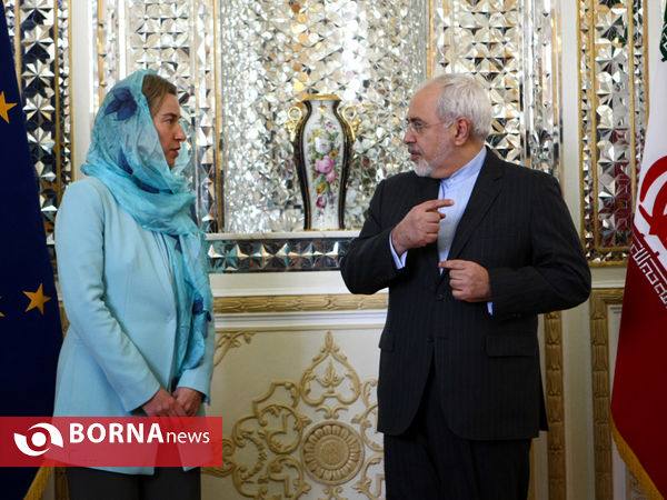 دیدار محمد جواد ظریف و فدریکا موگرینی