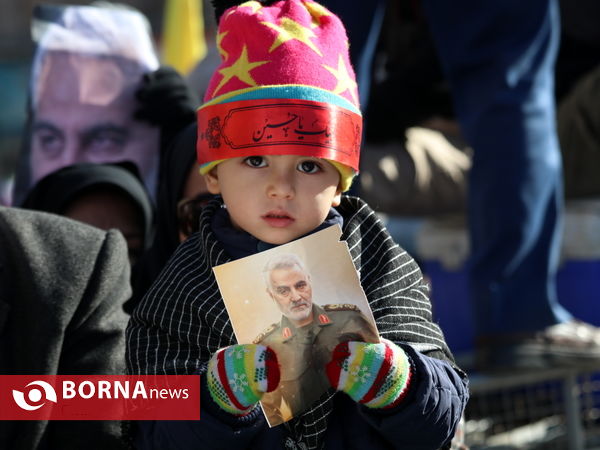 تجمع عاشورایی همدانی ها در پاسداشت شهید سلیمانی