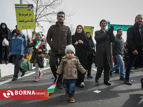 راهپیمایی روز 22 بهمن در تهران-1