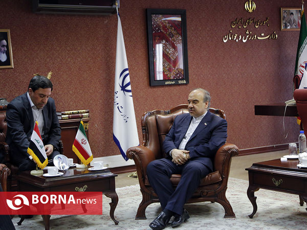 دیدار دکتر سلطانی فر با عبطان وزیر ورزش و جوانان عراق