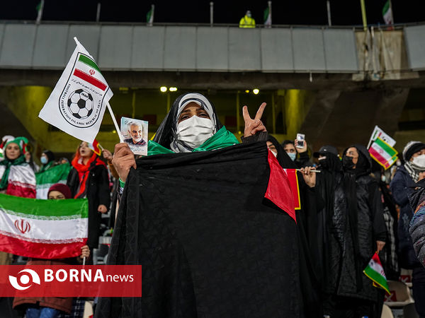 در حاشیه دیدار تیم های فوتبال ایران - عراق