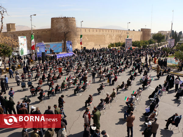 راهپیمایی خودرویی 22 بهمن در شیراز