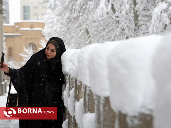 بارش برف در تهران -2