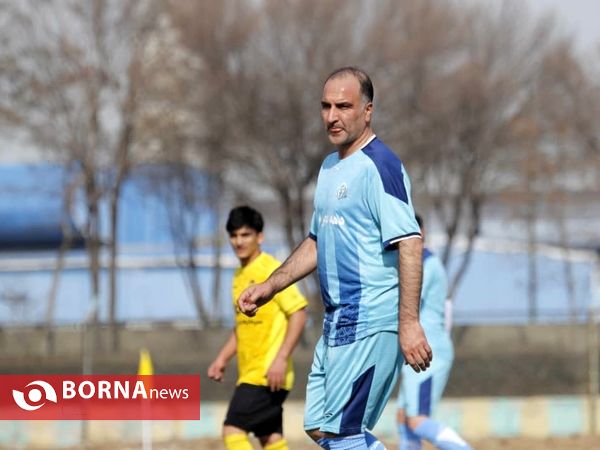 دیدار دوستانه تیم های پیشکسوتان آلومینیوم اراک و یاران رسانه