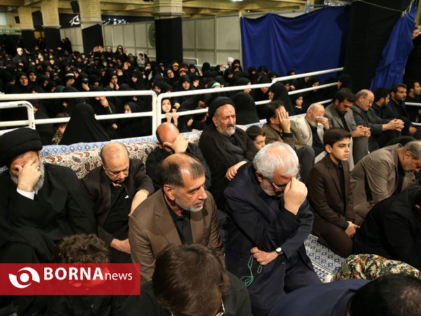 مراسم عزاداری شب عاشورا در حضور رهبر انقلاب