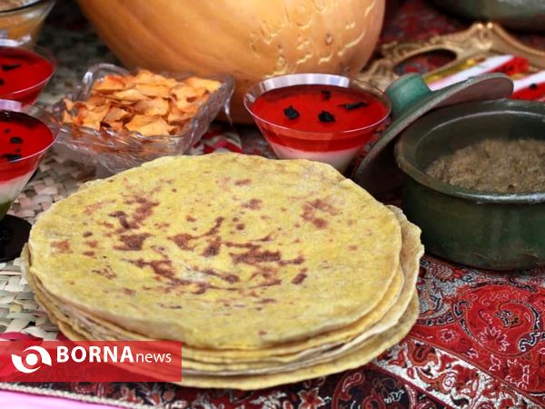 اولین جشنواره غذاهای شب یلدا در آستانه اشرفیه